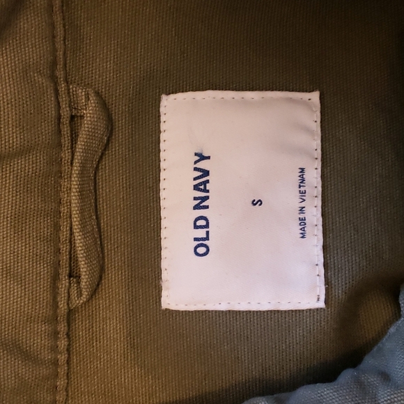 NEW Old Navy Utility Field Jacket Army Green Military Coat Classic Fall - Picture 12 of 15